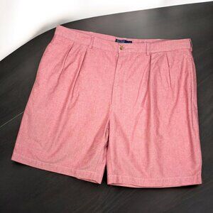 Y2K Polo Ralph Lauren‎ Tyler Nantucket Red Pleated 9" Shorts